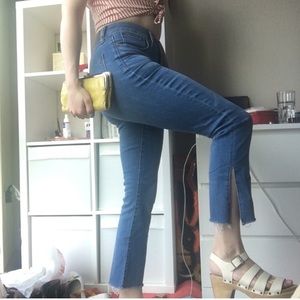 Madewell Side Slit Cali Demi boot sz 25